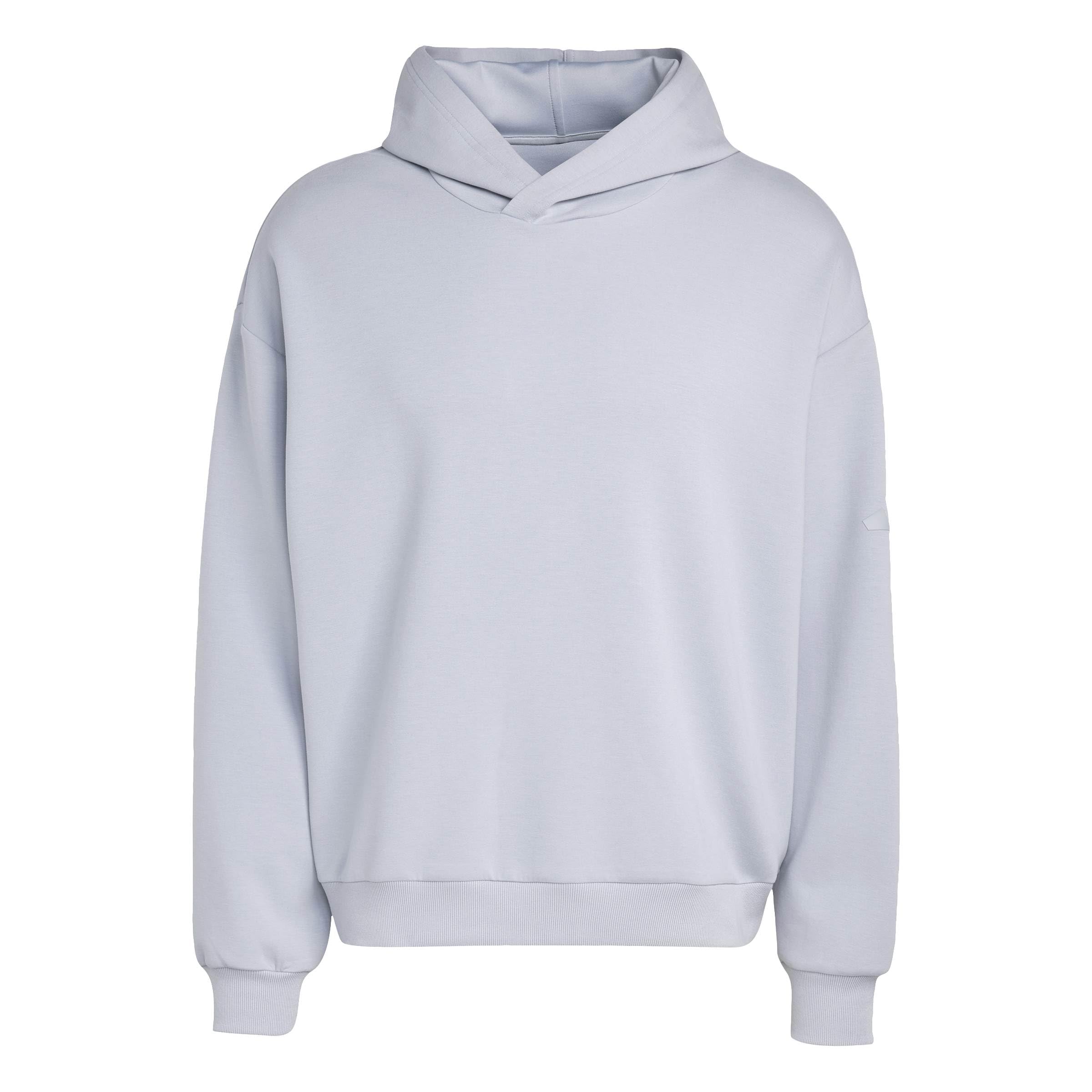 adidas Men's SOFT LUX HOODIE, halo silver, 3XL