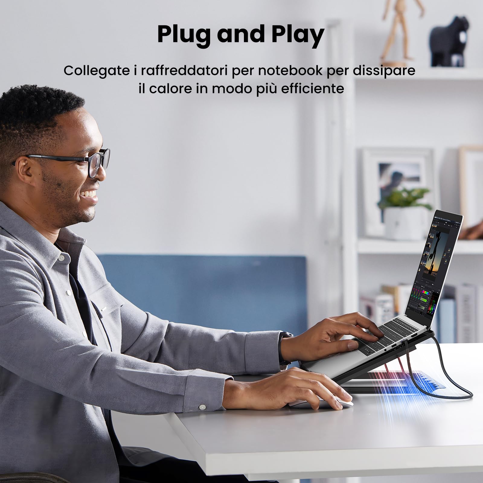 UGREEN Cavo USB 3.0 Maschio in Nylon Alluminio Cable Type da Tipo A 5Gbps Ad Alta Velocità per Case Disco Rigido, Hub, TV Box, Computer, Portatile (3M)