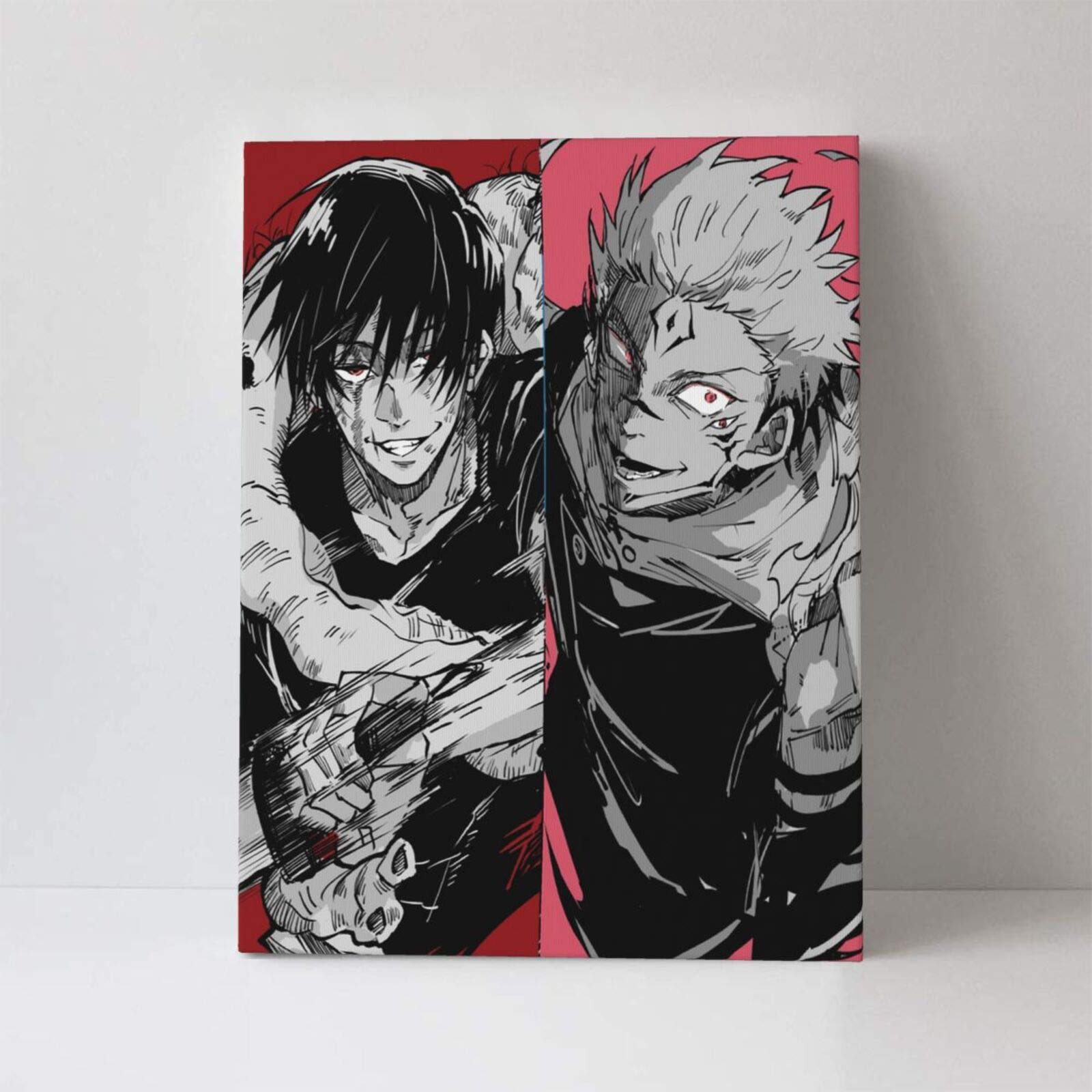 Amazon｜呪術廻戦 五条悟 両面宿儺 伏黒甚爾 絵画 インテリア アート