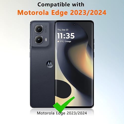 Miniatura 27 de Fotbor [Paquete de 2] Protectores de pantalla para Samsung Galaxy Z Fold 4, flexible y suave, película protectora EPU, cobertura completa