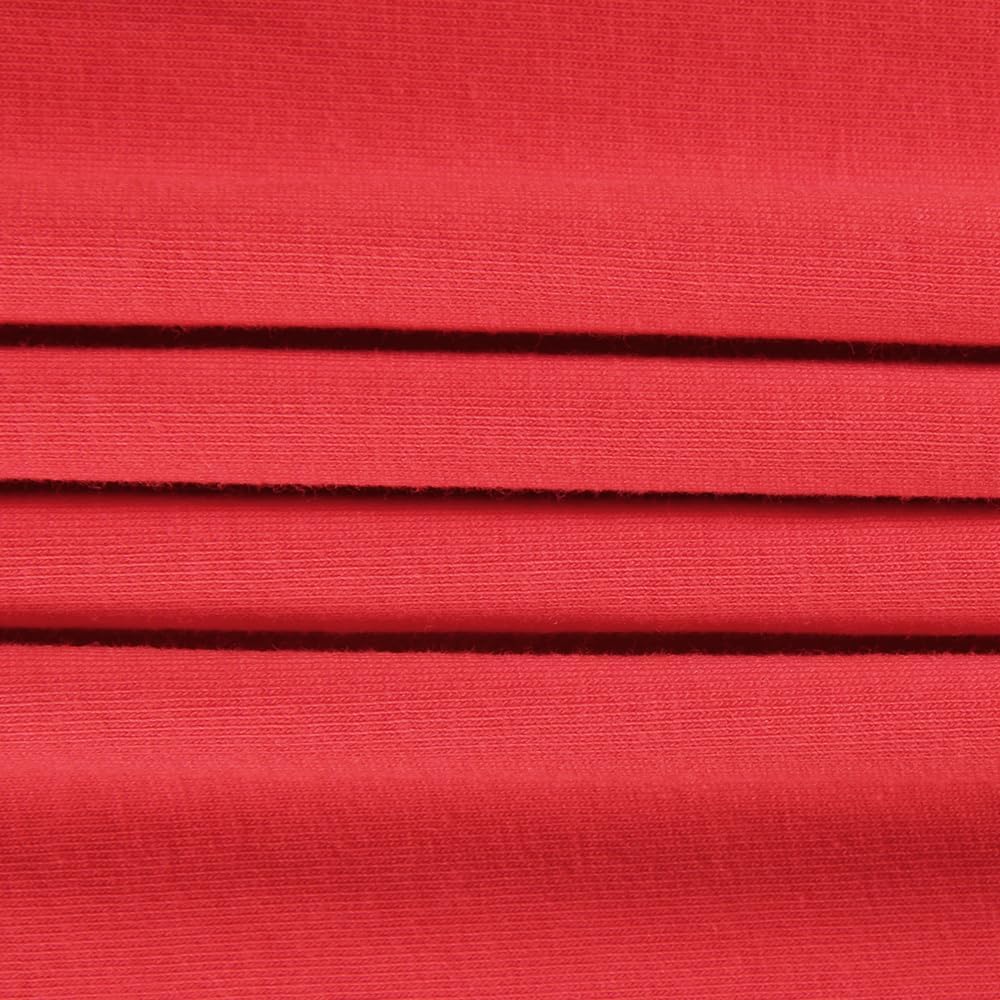 Roselux Women Short Sleeve Deep V Neck Tops Shirts Fitted Cotton Summer Tshirt Tee - Image 5