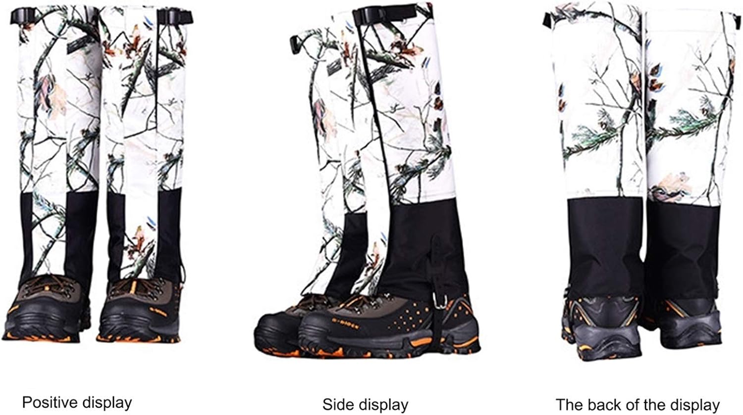 Leg Gaiters The New Leg Gaiters Leggings, Outdoor Mudguard Leg Guard Shoe Covers, Hiking Climbing Climbing Jungle Hunting Anti-snake Bite Color (Color : B, Size : M)