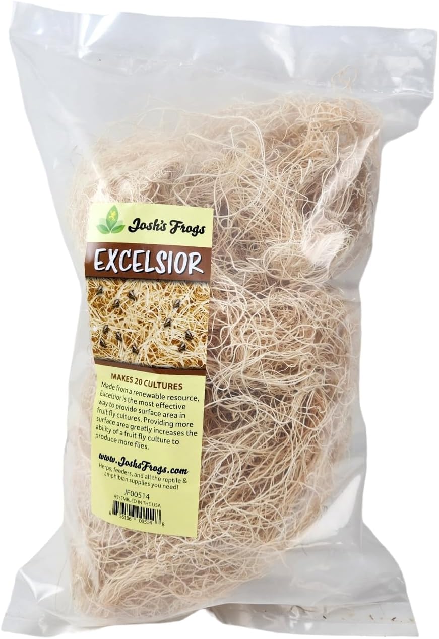 Josh's Frogs Excelsior (Makes 20 Fruit Fly Cultures) 9.2oz