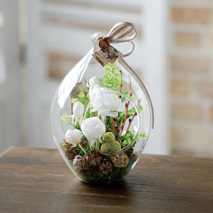 Amazon｜大地農園 日本製 プリザーブドフラワー ソフトピラミッド