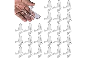 24 Packs Card Stands Sports Card Holder, Card Display Stand Clear