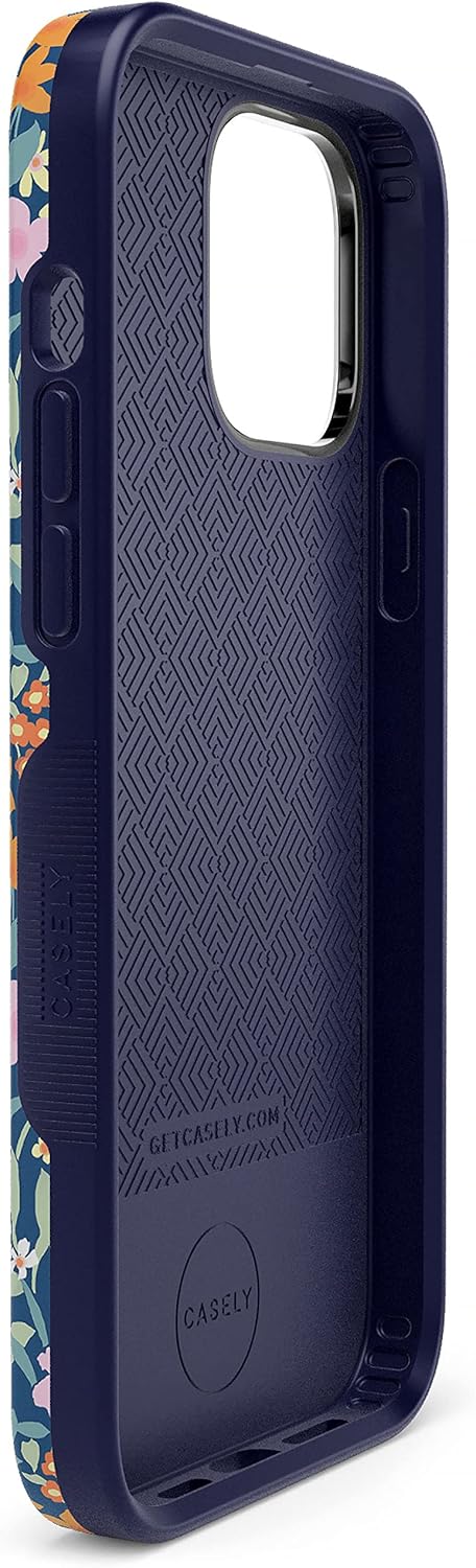 Casely iPhone 13 Pro Max Case | Full Bloom | Navy Floral | Bold Protective Design | Compatible with MagSafe - Image 9