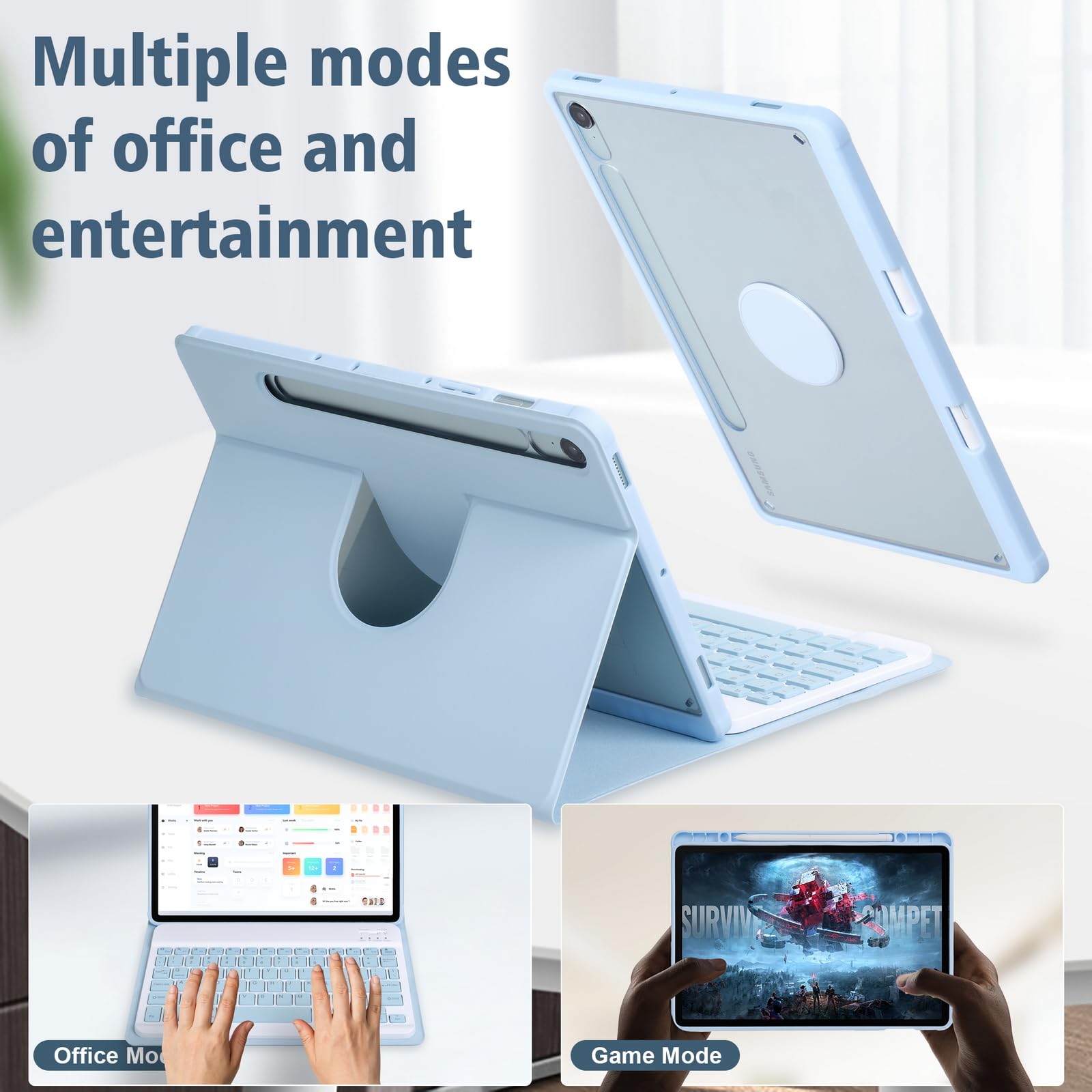 Amazon | GOOVEN Xiaomi Pad 6/Pro 6 Pro用キーボードケース 磁気分離