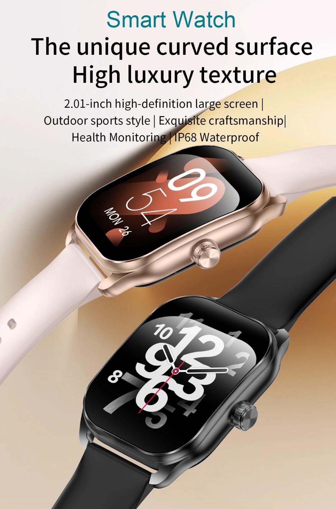 Amazon.com: SENBONO JX629 Smart Watch with Curved Screen