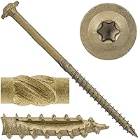 Vista 36 de Jake Sales Tornillo de retraso de construcción #17 x 12 - Tornillo de retraso estructural resistente con accionamiento Torx/Star Drive