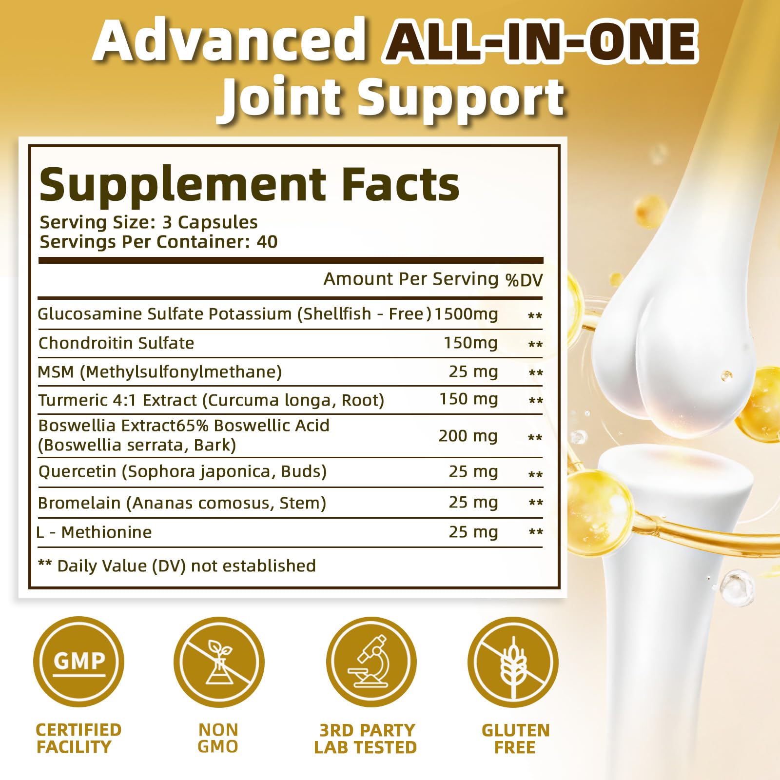 Joint Health Supplement for Women & Men, Joint Support Supplement — Amazon image 7