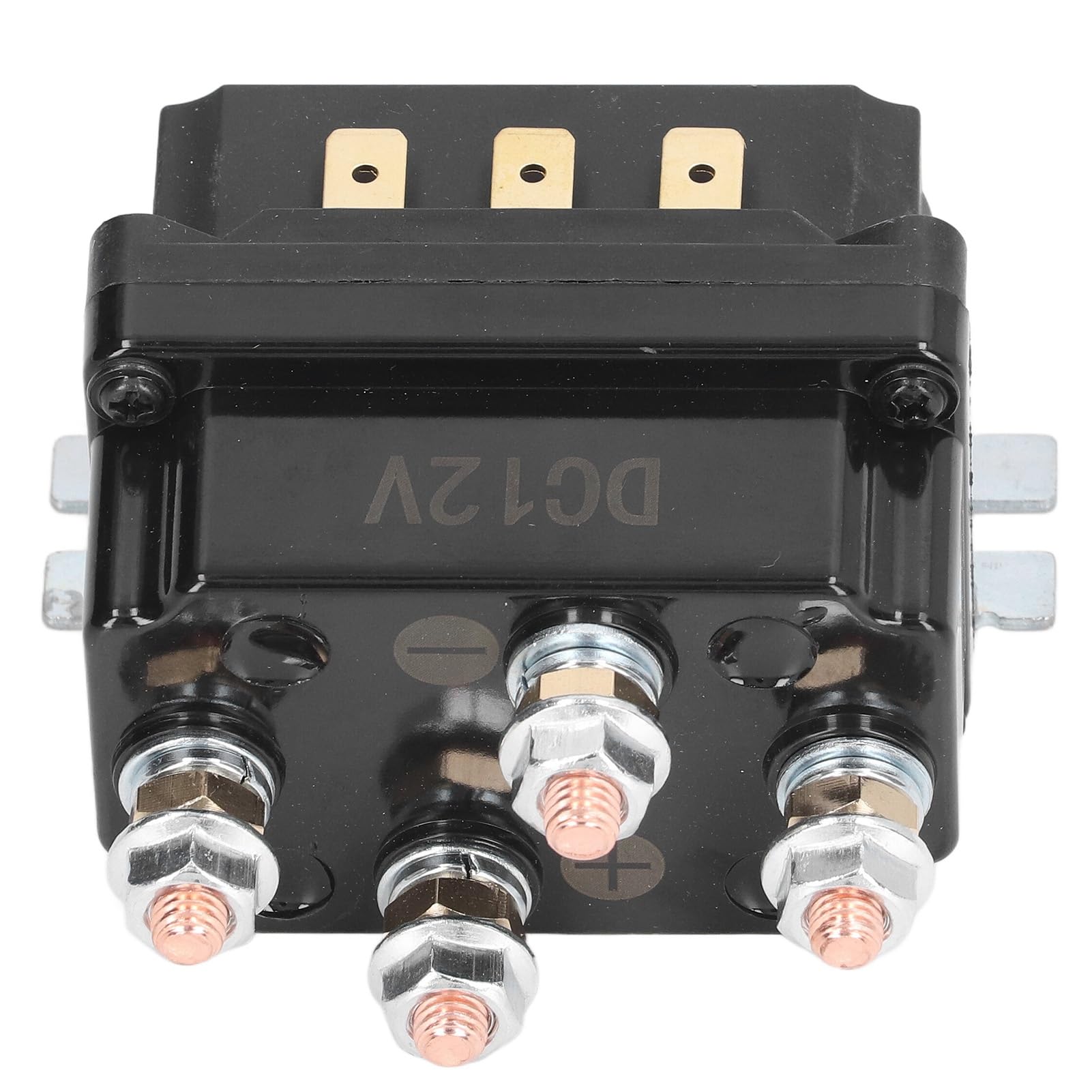 Relé de Cabrestante Industrial de 12V y 250A, Interruptor de Contactor de relé de Control Remoto para Cabrestante de ATV UTV de 2000 a 5000lbs con 6 Tapas Protectoras Ovsor