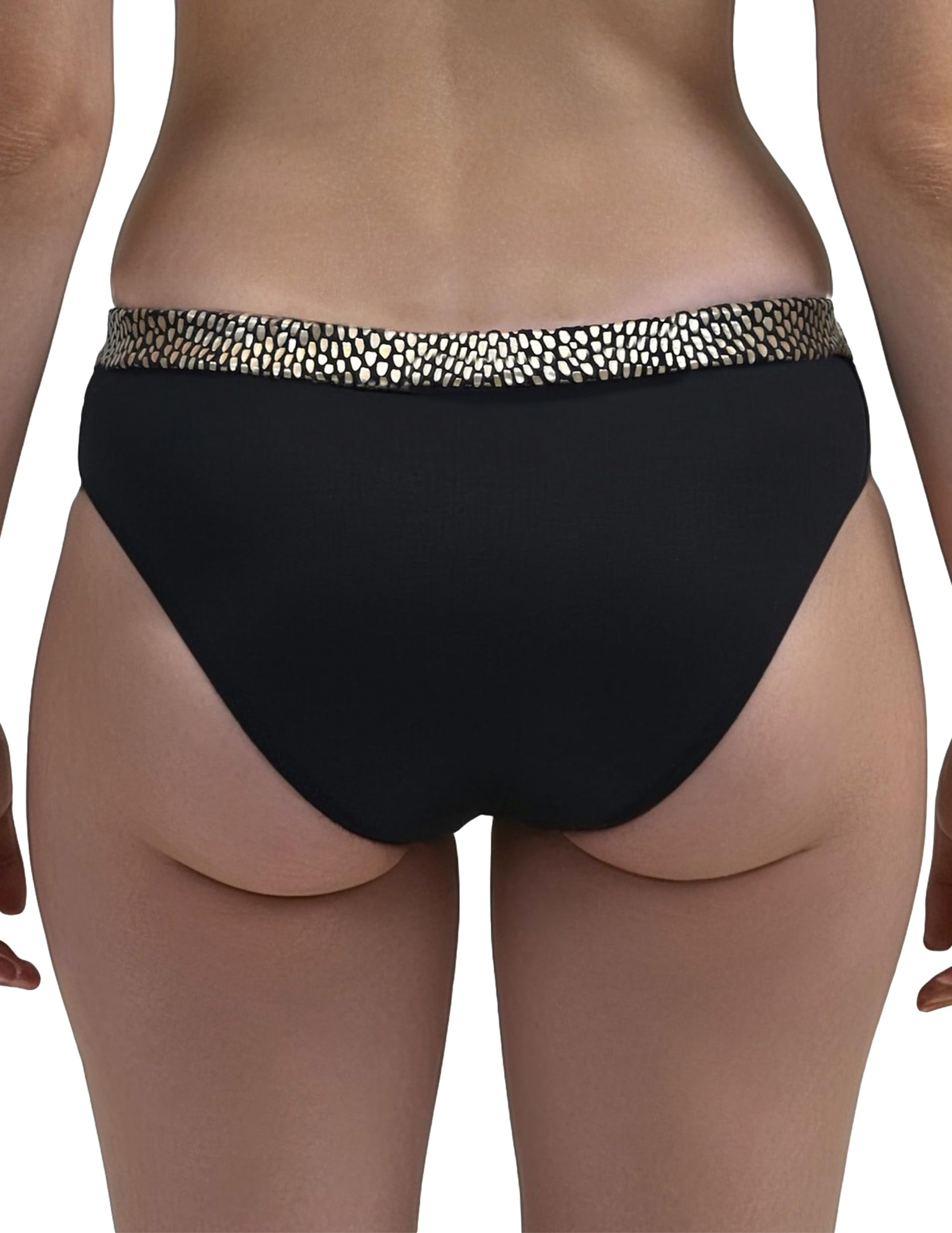 Vivisence Damskie majtki bikini błyszczący pas idealne na lato 3234M