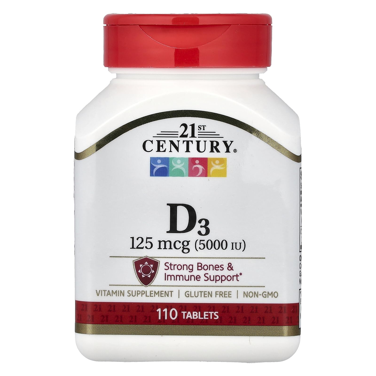 21st Century D 5000 IU Tablets, 110 Count