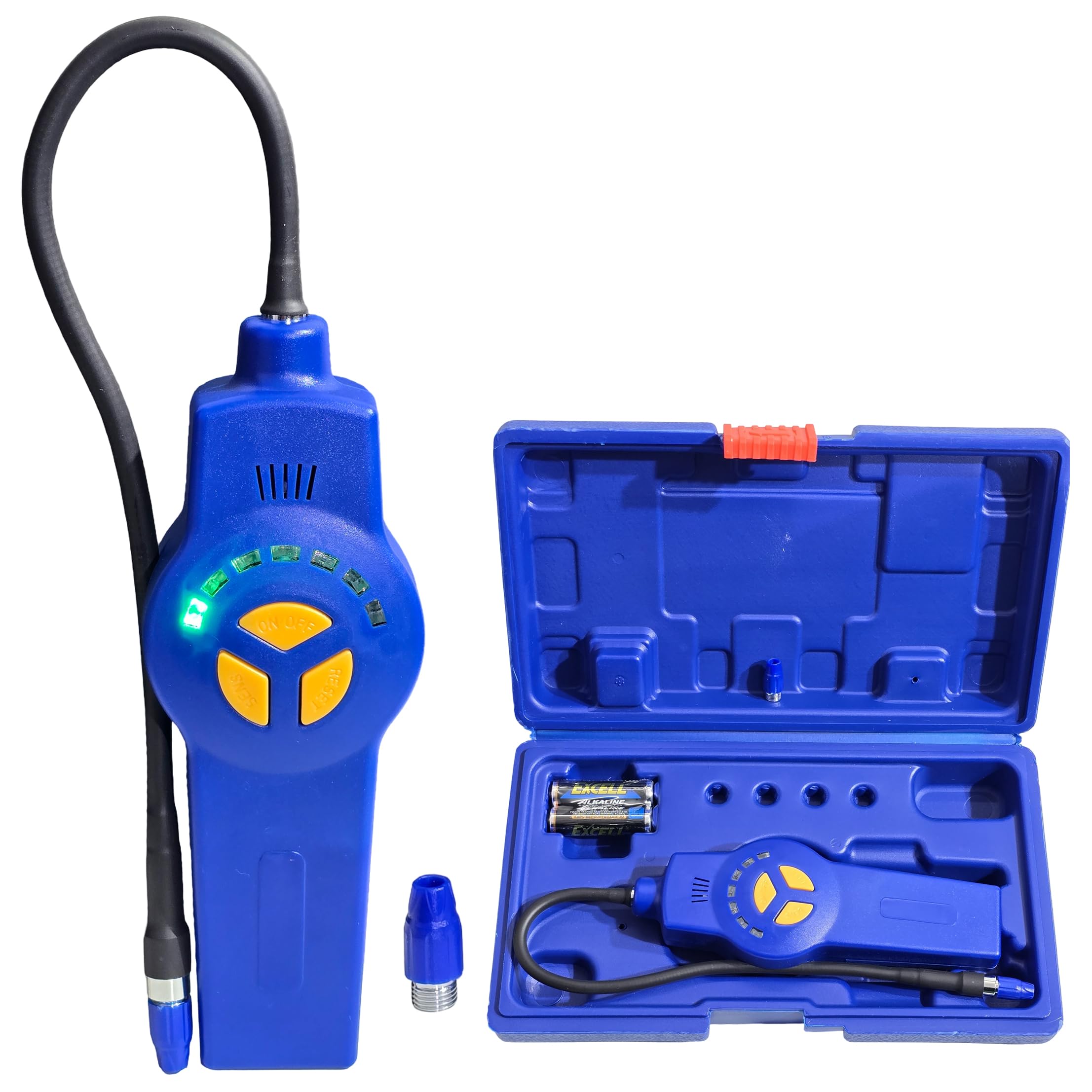Digital Craft HVAC Halogen Refrigerant Leak Detector Checker for HCFC HFC Gases, Replaceable Sensor Tester-image-4