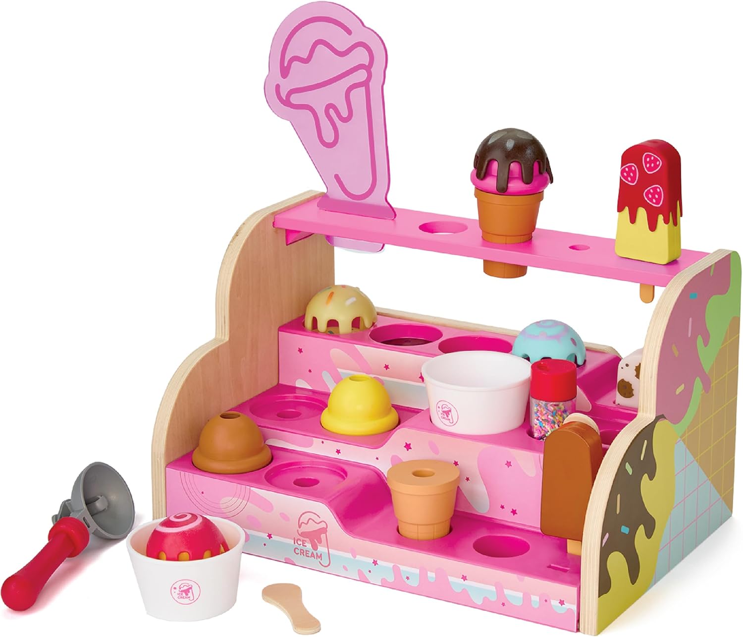 FAO Schwarz® Scoop & Top Ice Cream Counter Playset
