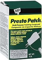 DAP Presto Patch 4 lb Multi-Purpose Patching Compound - Fast-Setting Wall & Ceiling Repair for Interiors