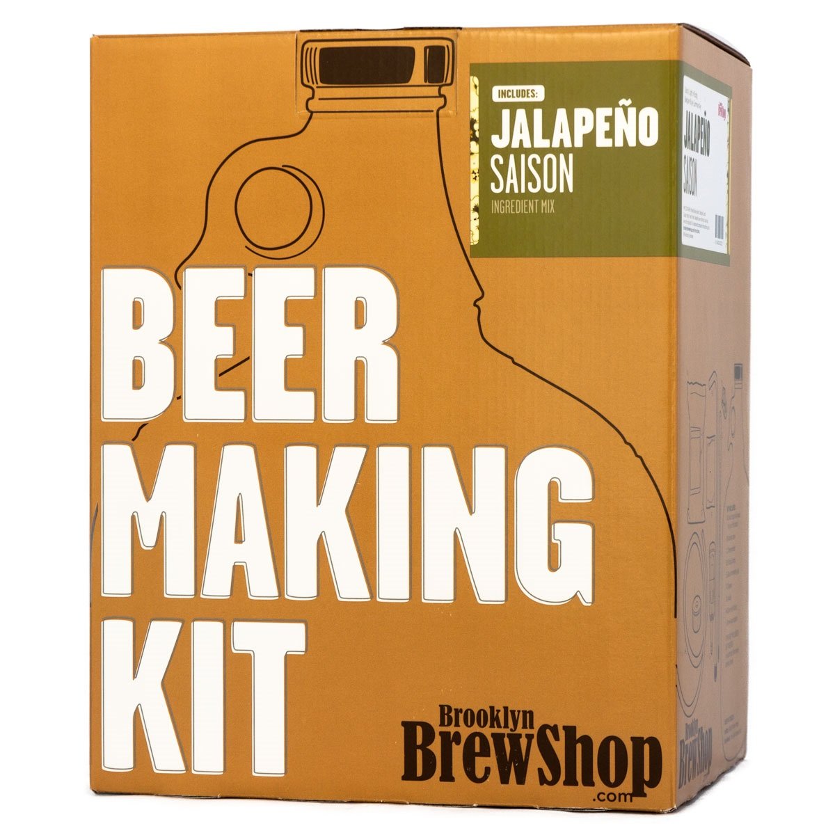 Jalapeno Saison Beer Making Kit, 10x8x12 inches