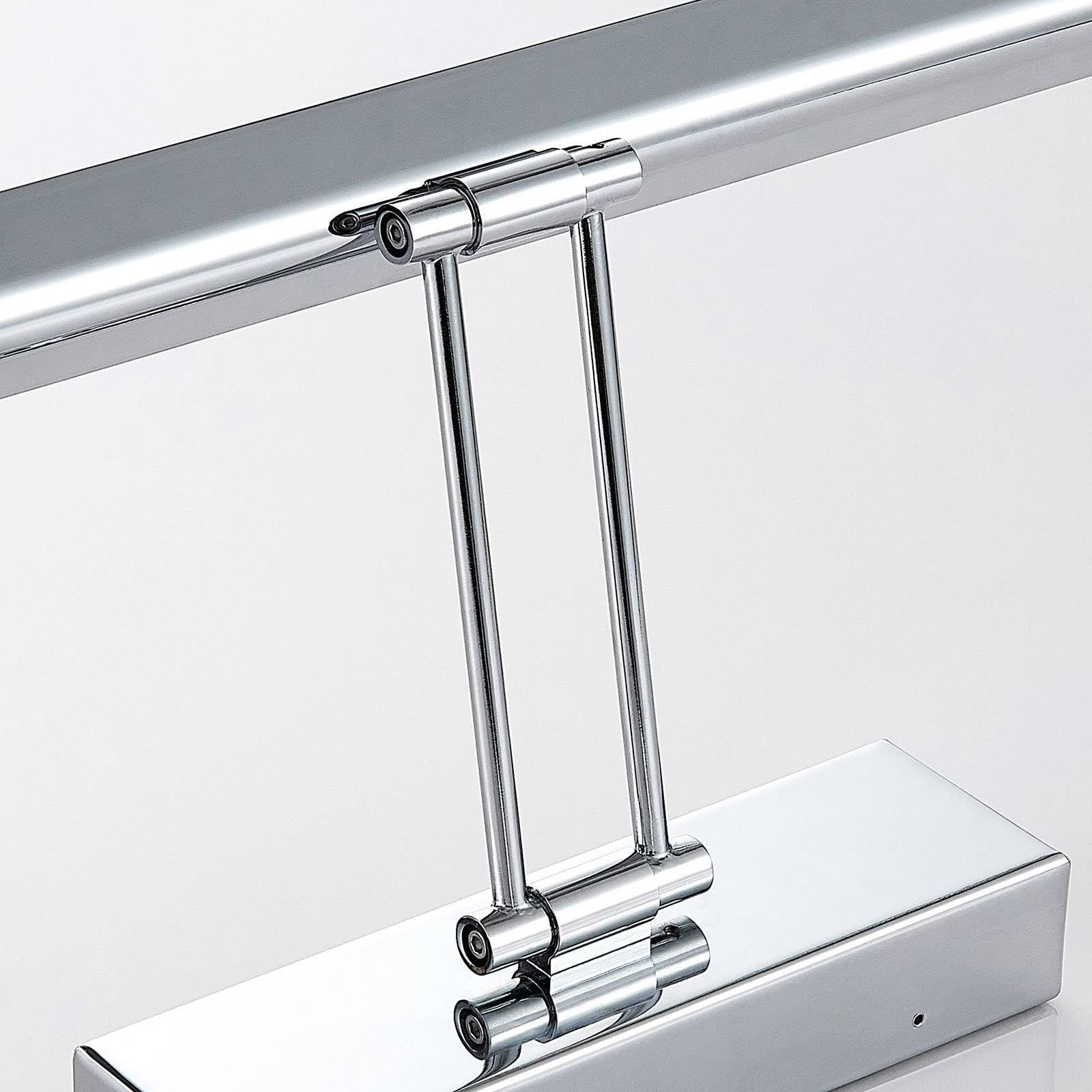 Lindby LED Wandleuchte, Wandlampe Bad 'Sanya' (spritzwassergeschützt) (Modern) in Chrom aus Metall u.a. für Badezimmer (1 flammig,) - Wandleuchten, Spiegelleuchte Badezimmer, Wandbeleuchtung