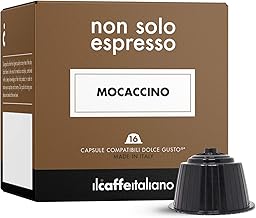 Il Caffè Italiano Capsule Compatibili con Dolce Gusto Mocaccino - 48pz | Caffè Con Cioccolato e Latte | Capsule Compatibili con Dolce Gusto Made In Italy | Frhome