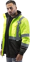 Vista 1 de Jorestech- Chaqueta impermeable de alta visibilidad ANSI/ISEA 107-2015 Clase 3, nivel 2.