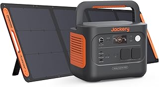 Jackery Explorer 1000 v2 Générateur Électrique Portable avec 200W Panneau Solaire, 1070Wh Batterie LFP, 1500W CA/100W USB-C Sortie, Charge Complète Rapide 1H via APP pour Plein Air,Camping-car,Urgence