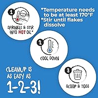 Vista 2 de FryAway Super Fry - Polvo solidificador de aceite de cocina, 100% a base de plantas, 1 cuchara = 1 taza de aceite