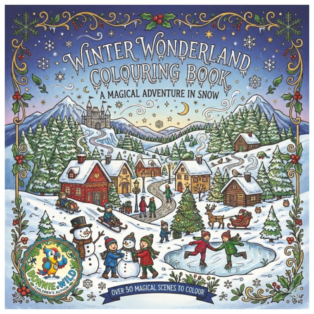 Winter Wonderland Colouring Book: A Magically Adventure in Snow