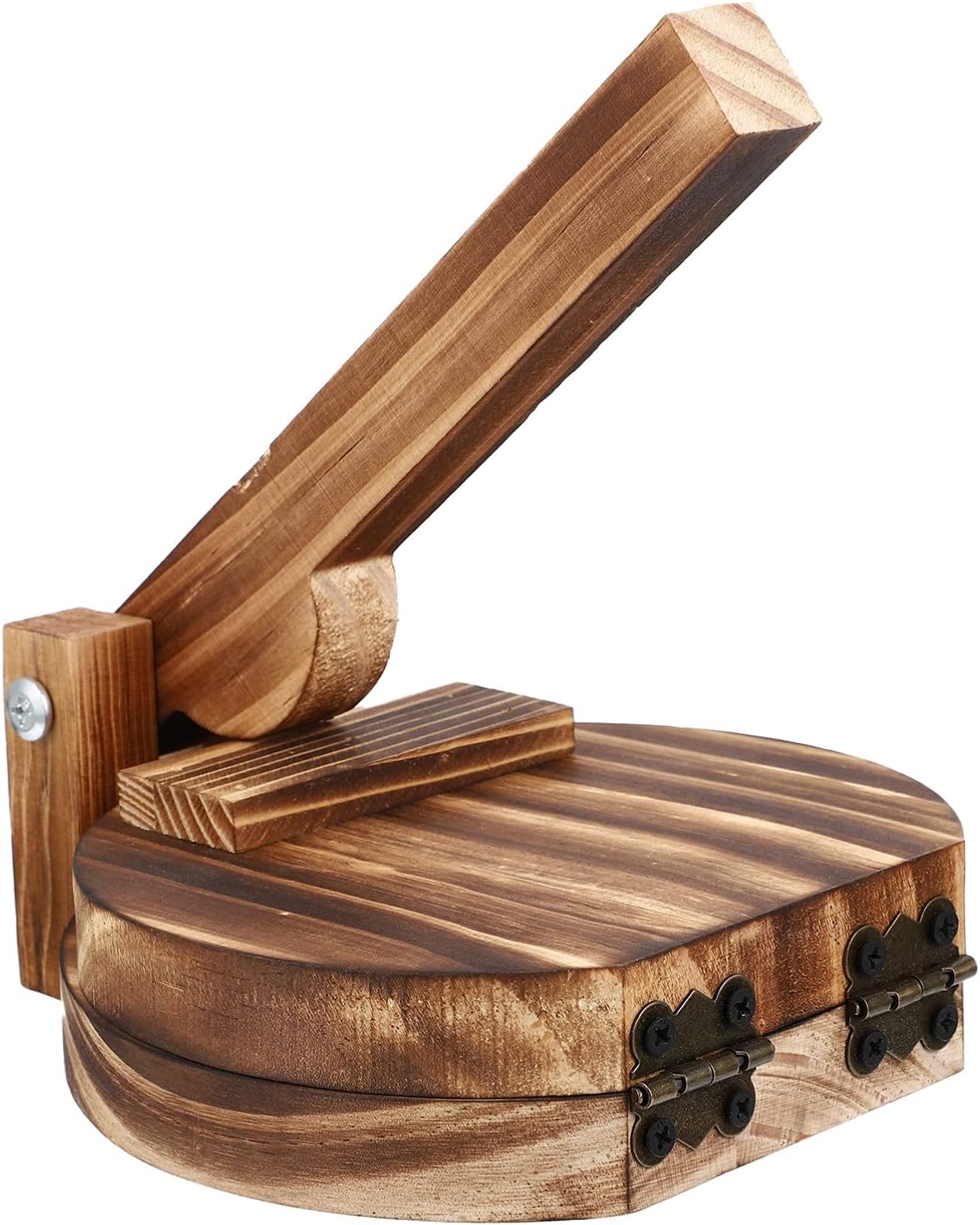 BESTonZON Prensa de Tortilla Auténtica Prensa de Tortilla de Harina Rotis Prensa de Masa Auténtica Máquina de Tortilla de Maíz para El Hogar de La Cocina