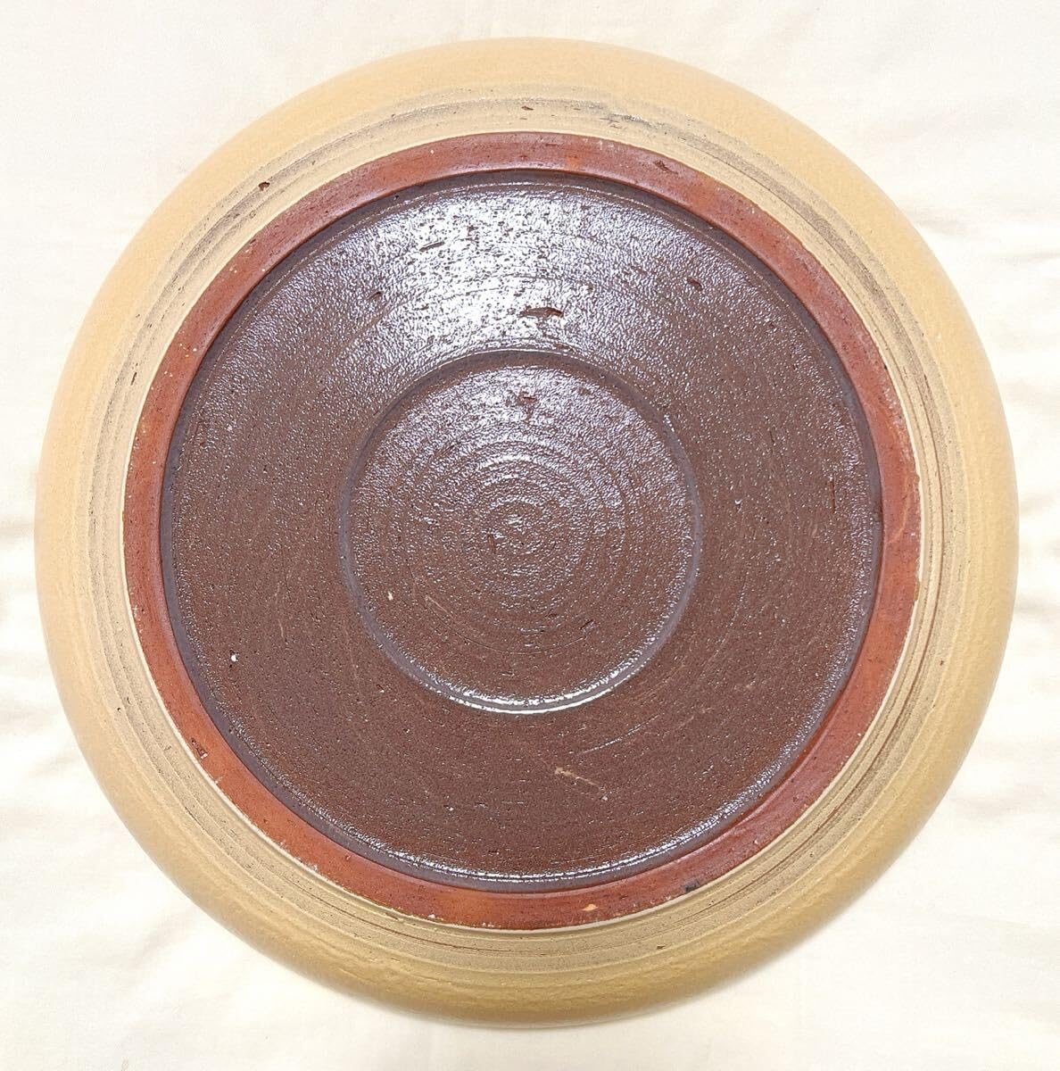 和平窯　故陶芸家　鎗田和平作　黄泥山法師紋皿　直径41cm超大皿　飾皿　希少品 和平窯 鎗田和平作 黄泥山法師紋皿 直径41cm超大皿 飾皿