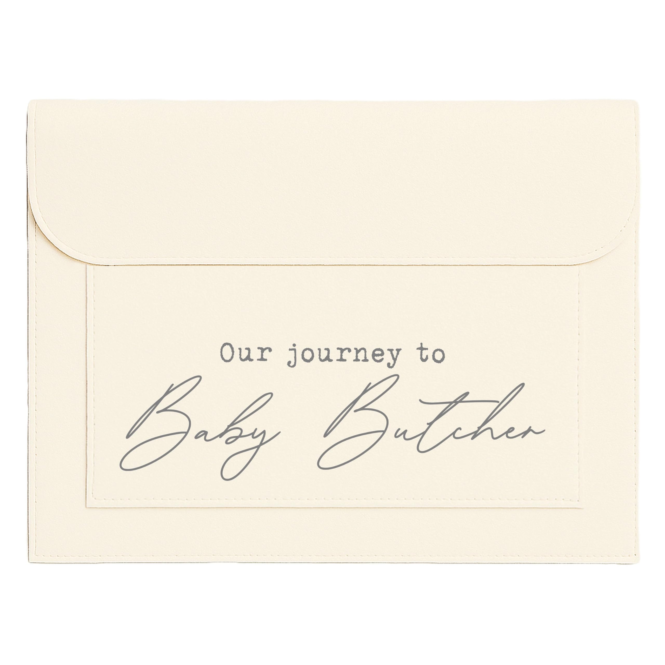 Personalised Our Journey to Baby Pregnancy/Maternity Baby Notes Document Folder - Keep NHS Medical Notes Safe - IVF Journey