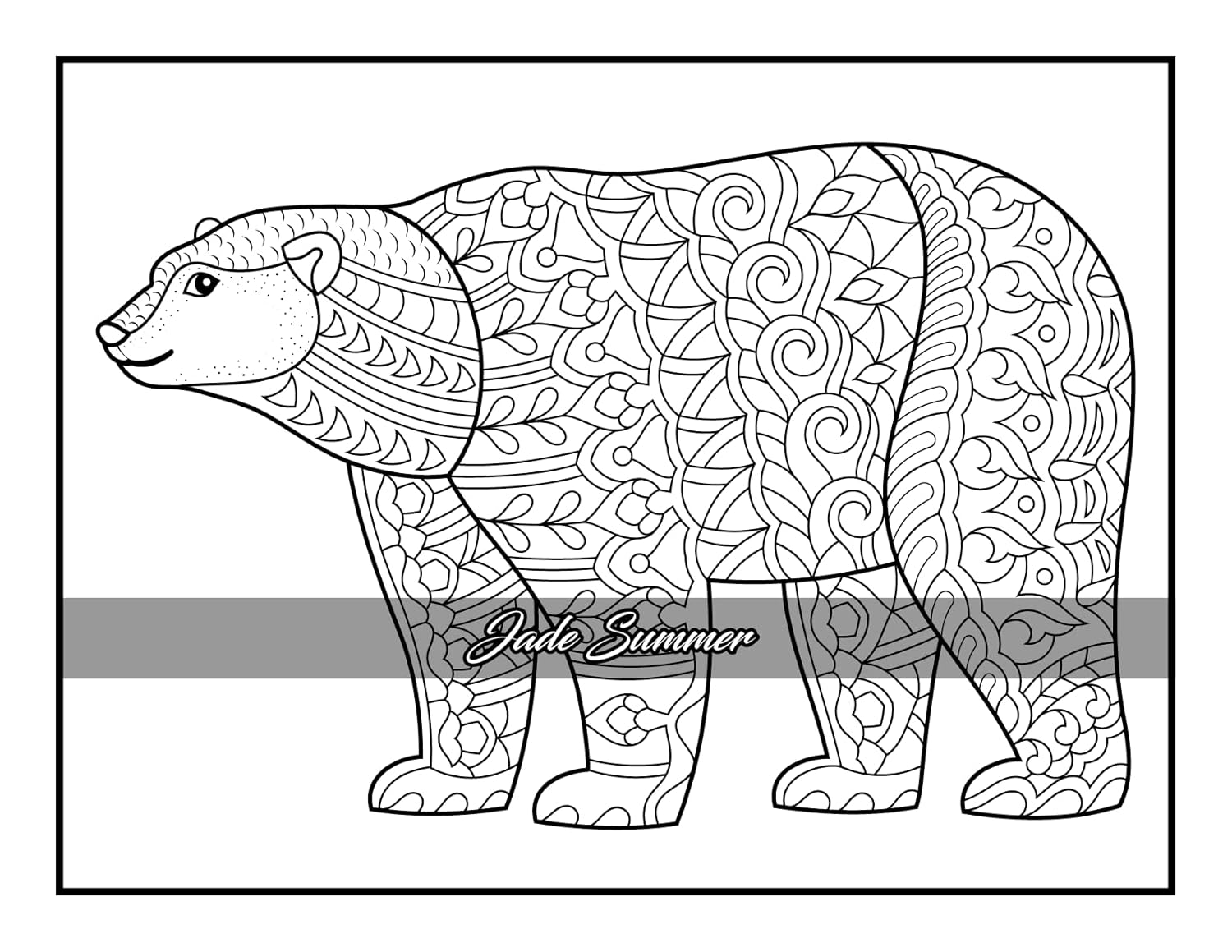 100 Animals: An Adult Coloring Book with Lions, Elephants, Owls, Horses, Dogs, Cats, and Many More! - Image 46