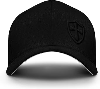 Dion Wear Crusader Baseball Cap for Men, Mid Profile Stretch Fitted