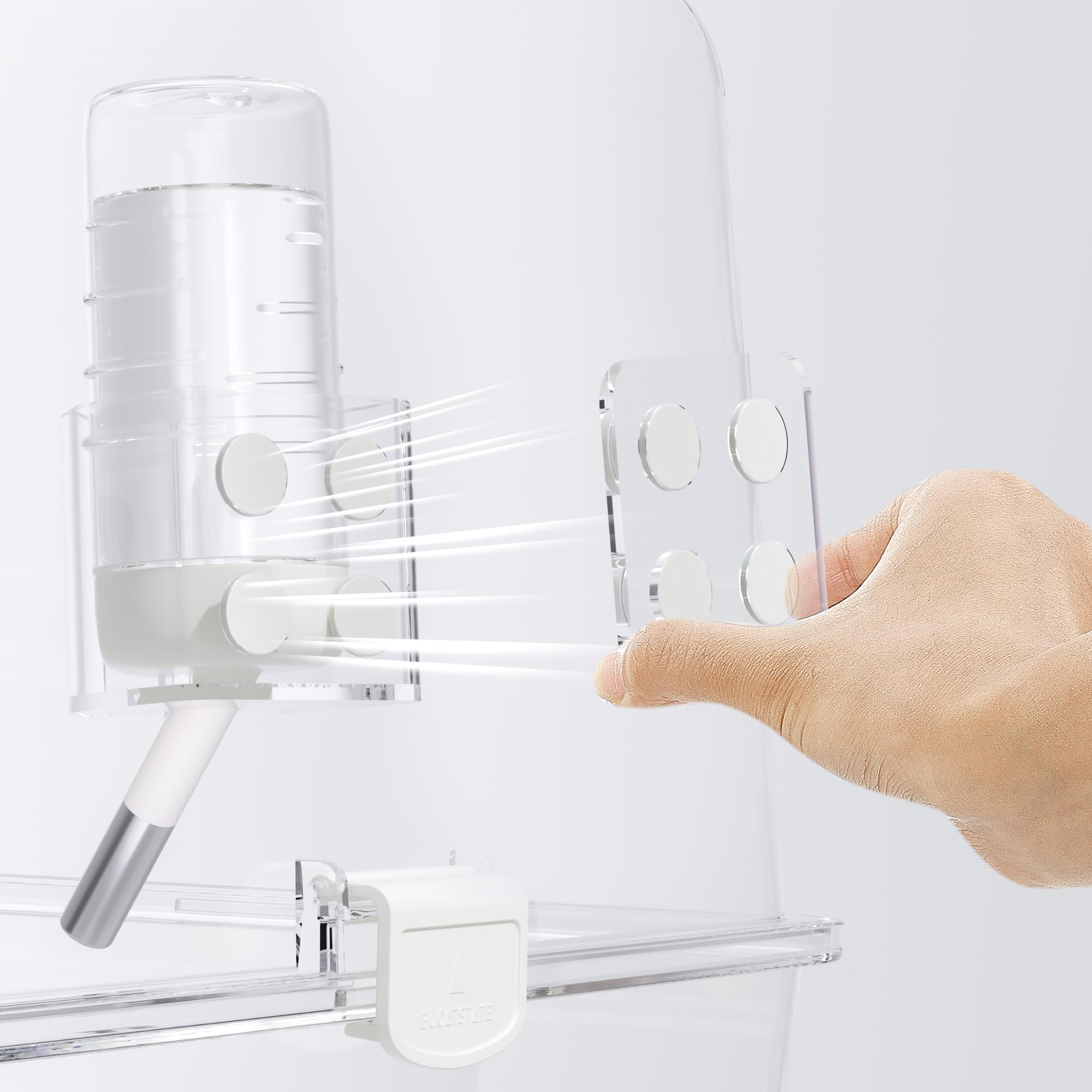 Amazon | BUCATSTATE マグネット式給水ボトルホルダー｜落下防止