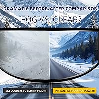 Vista 3 de Protector de visera universal para casco de motocicleta de cara completa, lente resistente a la niebla, inserto de visera transparente, película