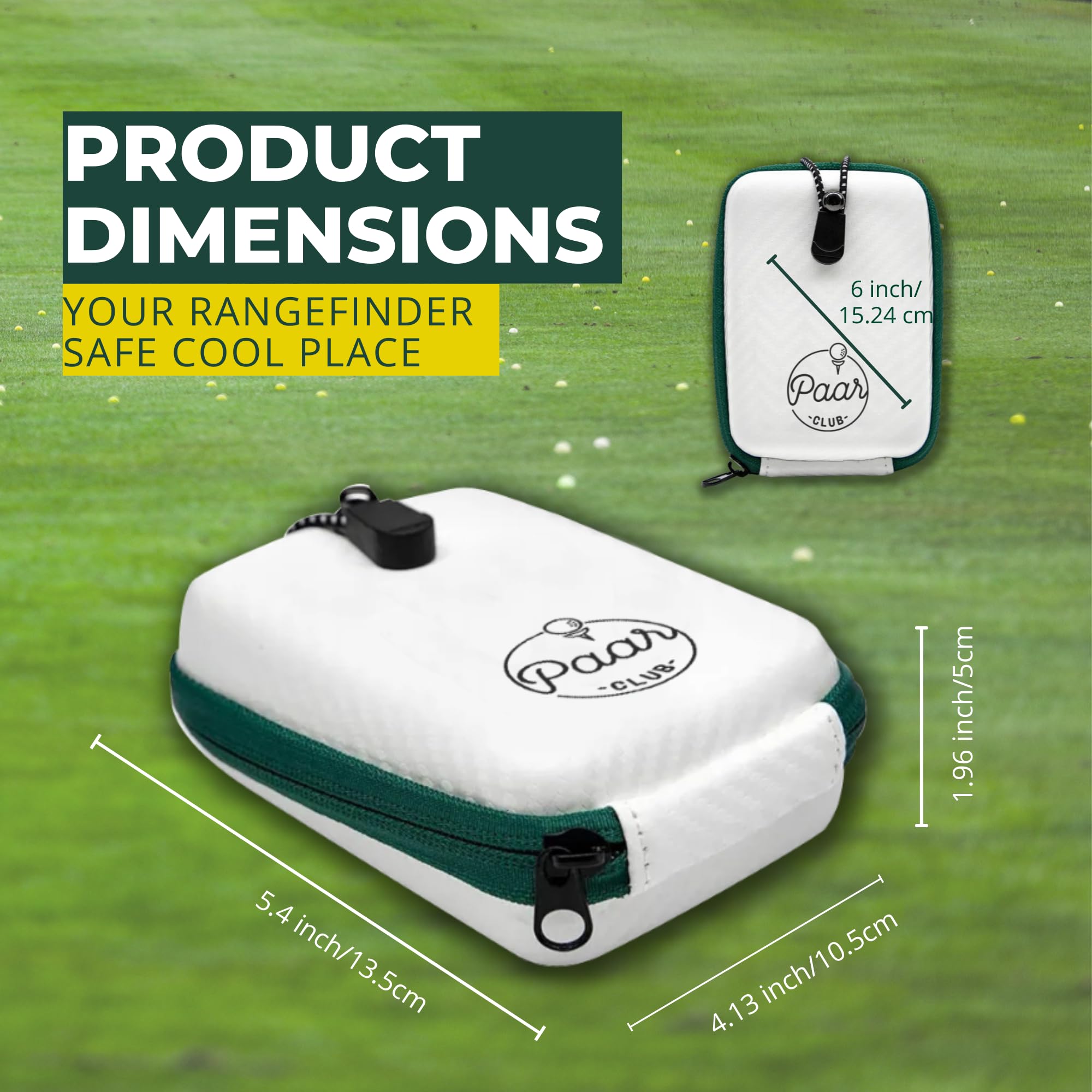 PAAR CLUB Hard Shell Golf Rangefinder Case - Protect Your Device