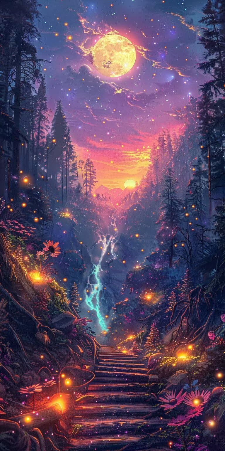 Dipingere con i Numeri Adulti Paesaggio, Dipingere con i Numeri Foresta, Fai da te Paint by Numbers per Principianti, Hobby Creativi Adulti, Painting by Numbers per Decorazioni Casa 70x140cm 4-7669