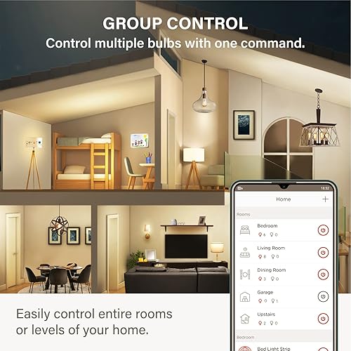Miniatura 6 de Sengled Zigbee - Bombillas inteligentes Edison, requiere concentrador inteligente, funciona con SmartThings y Echo con hub integrado, control de voz