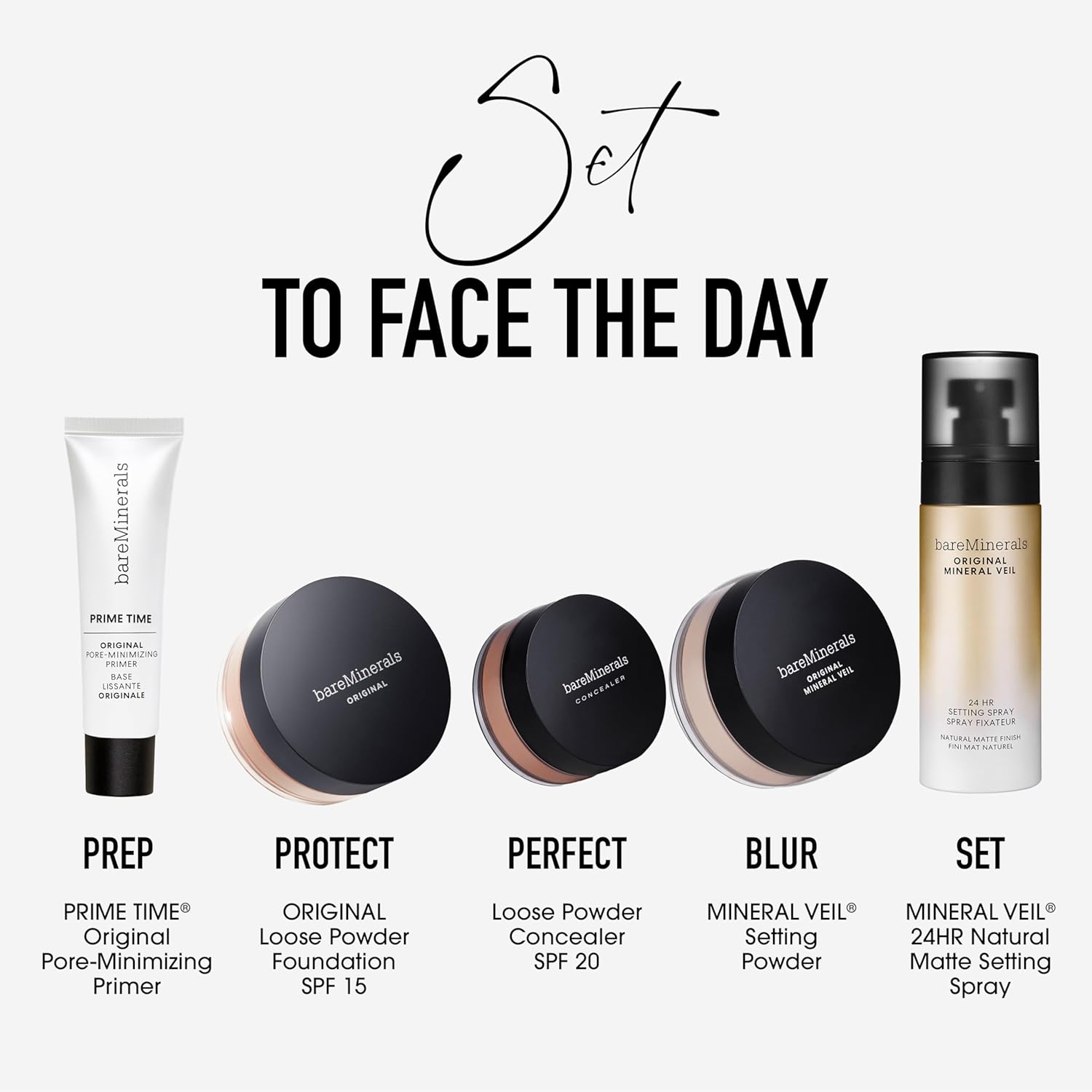 bareMinerals Original Mineral Veil Natural Matte Setting Spray, 24HR Makeup Lock & Oil Control, Alcohol-Free, Sweat & Transfer-Proof, Ultra-Fine Mist for Smooth, Matte Finish - Image 6