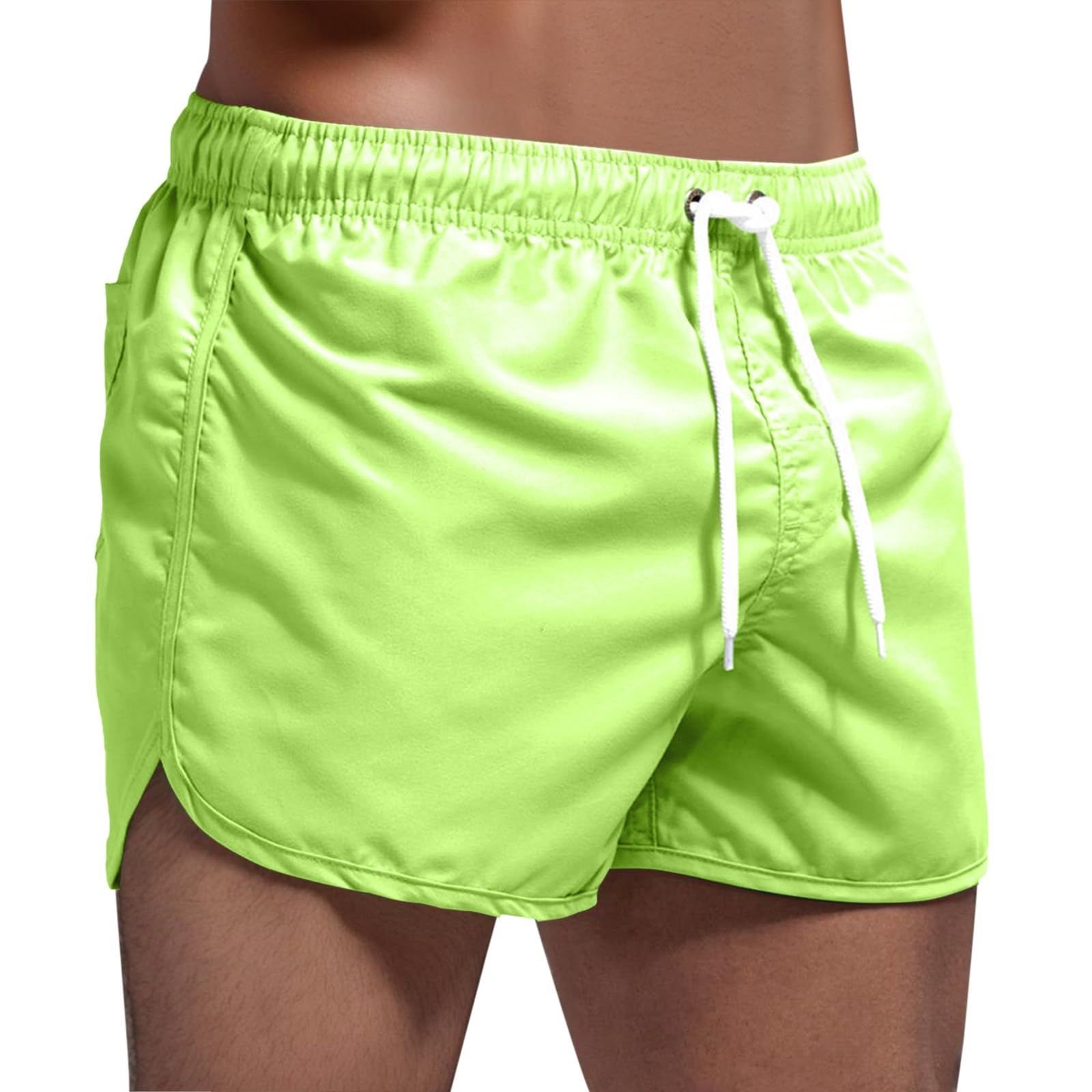 Bañadores Hombre Cortos Impermeable Secado Rápido con Cordón Ajustable Playa Deportes