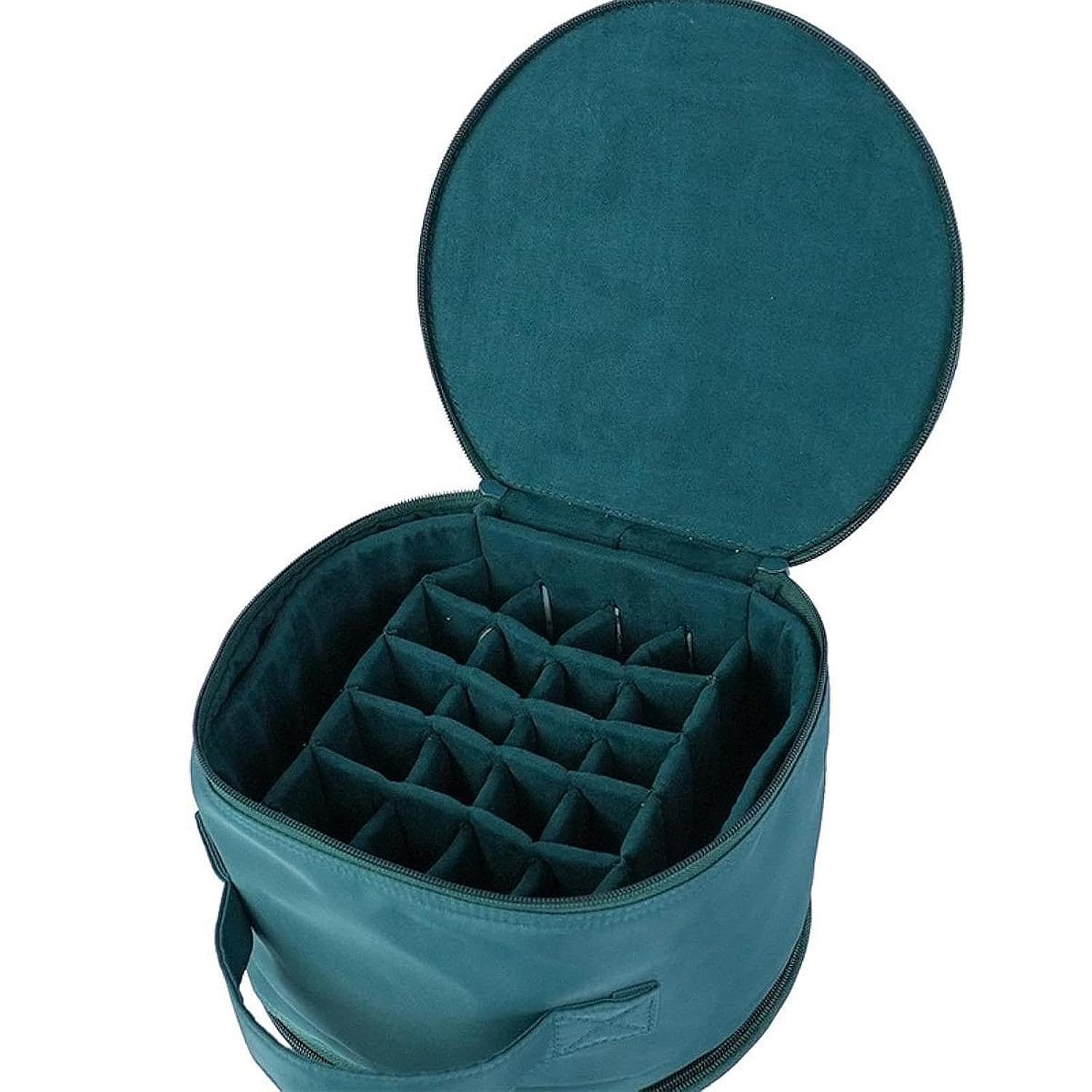 Essential Oil Storage Case with Zippered Closure 36 Compartments for Travel And Home Use, Green