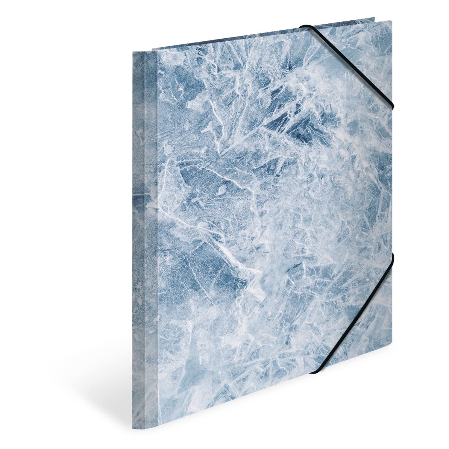 HERMA 19787 Portfolio Folder A3 Natural Ice Children's Cardboard Corner Folder with Haptic Finish
