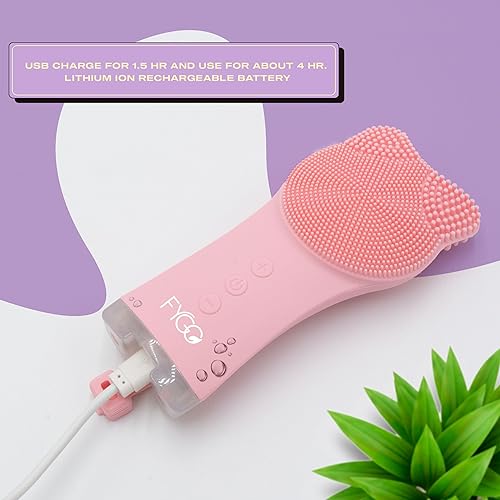 Miniatura 6 de Cepillo de limpieza facial - Limpiador facial - Limpiador de cepillo facial de silicona - Exfoliante de cepillo facial - Cepillo limpiador facial -