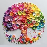 Vista 4 de Greentime 600-700 piezas de colores mixtos botones redondos de resina para manualidades, costura, bricolaje, pintura de botones manuales, botones