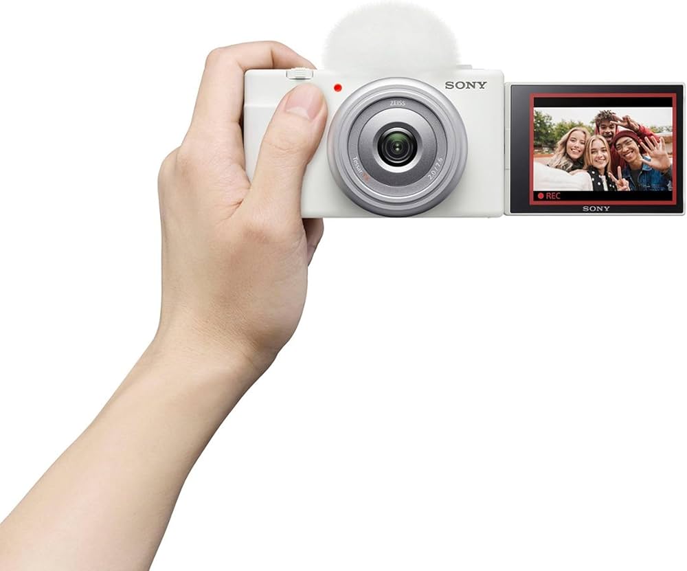 Buy Sony ZV-1F Vlogging Camera (White)|20.1MP | 64GB Extreem Speed