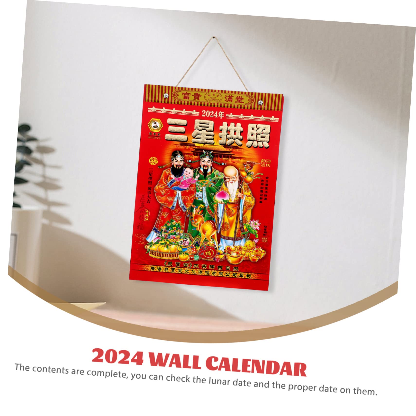 4 Stück 2024 Alter Almanach 12 Monats-Tischkalender Chinesischer Neujahrskalender Traditioneller Tageskalender Thekenkalender Hängekalender Anhänger Jahreskalender Mini The List Paper Kalender