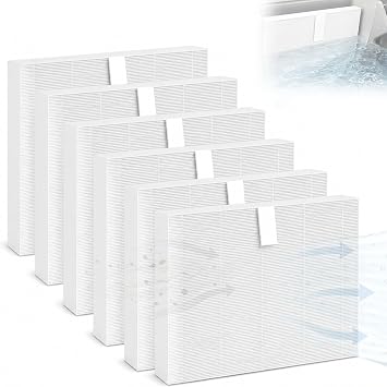 Gekufa 6 Pack 10-00814 Hot Tub Spa Flat Filters Compatible with Bullfrog S200 S150 S180XD M Series M6-M9 & A Series A5-A9 Hot Tub Spas 2023+