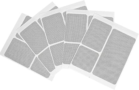 Amazon Yotache 網戸補修シート 網の修理 修復 網戸の破れを塞ぎます グレー 各サイズ5枚ずつ 合計15枚 Diy 工具 ガーデン