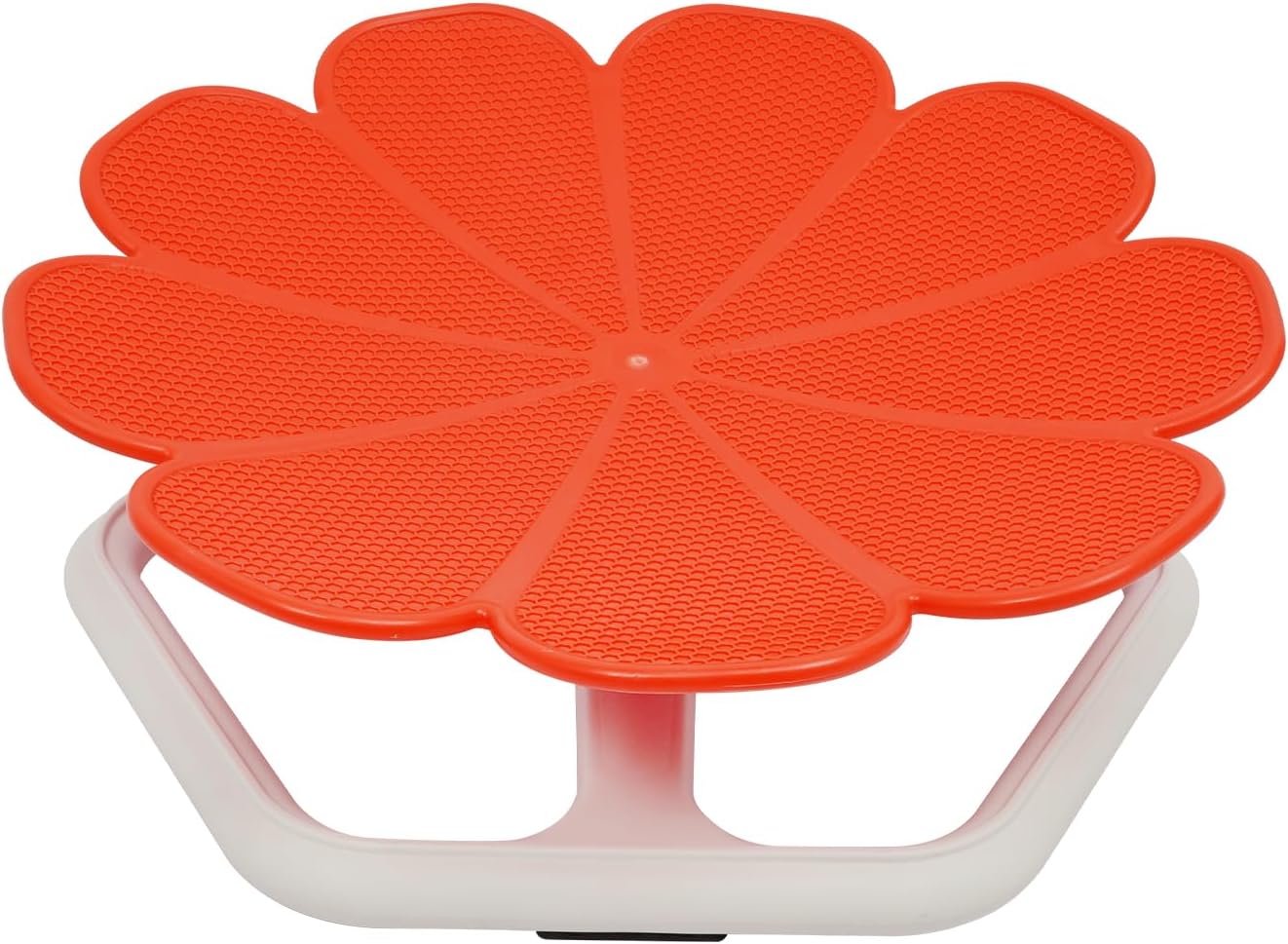 JY Flower Spinning Chair for Kids, 360° Sensory Rotating Seat for Children, Balance and Coordination Training Sit and Spin Toy (red)