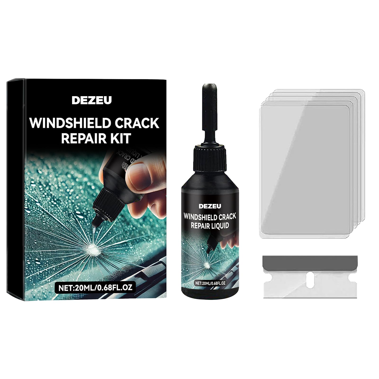 DEZEU Windshield Crack Repair Kit